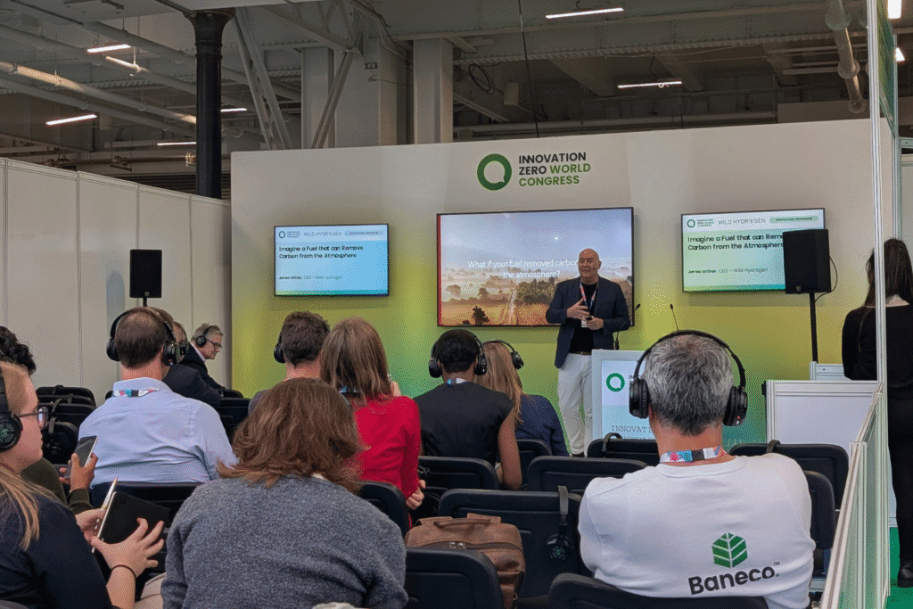 Event Recap: Showcasing Wild Hydrogen at Innovation Zero – April 2025
